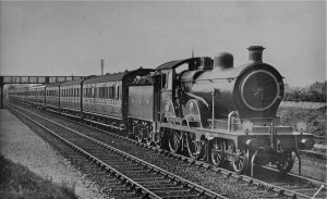 Image of steam express train.