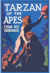 Tarzan of the Apes cover - British edition 1917